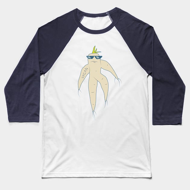 VEGAN Baseball T-Shirt by VyacheslavKolb